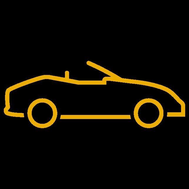 Innenraum eines klassischen Mercedes mit Lederlenkrad