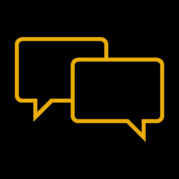 Smartphone mit geöffneter Chatgruppe